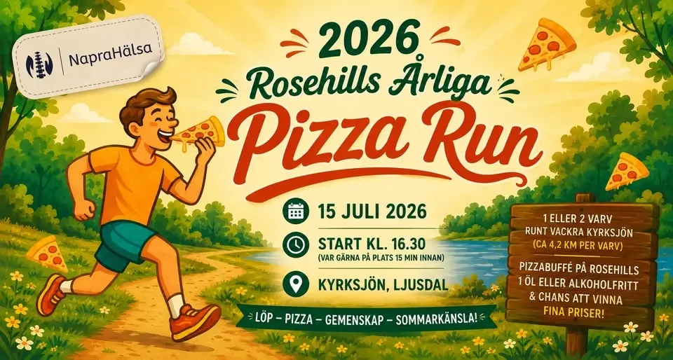 🏃 Rosehills Årliga Pizza Run 🍕