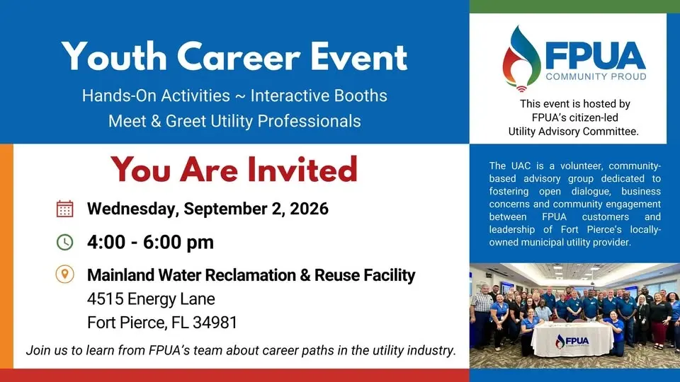 Youth Career Event hosted by FPUA Utility Advisory Committee