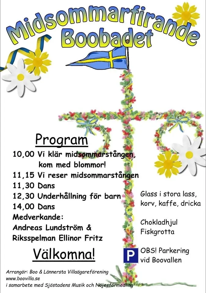 Midsommar vid Boobadet