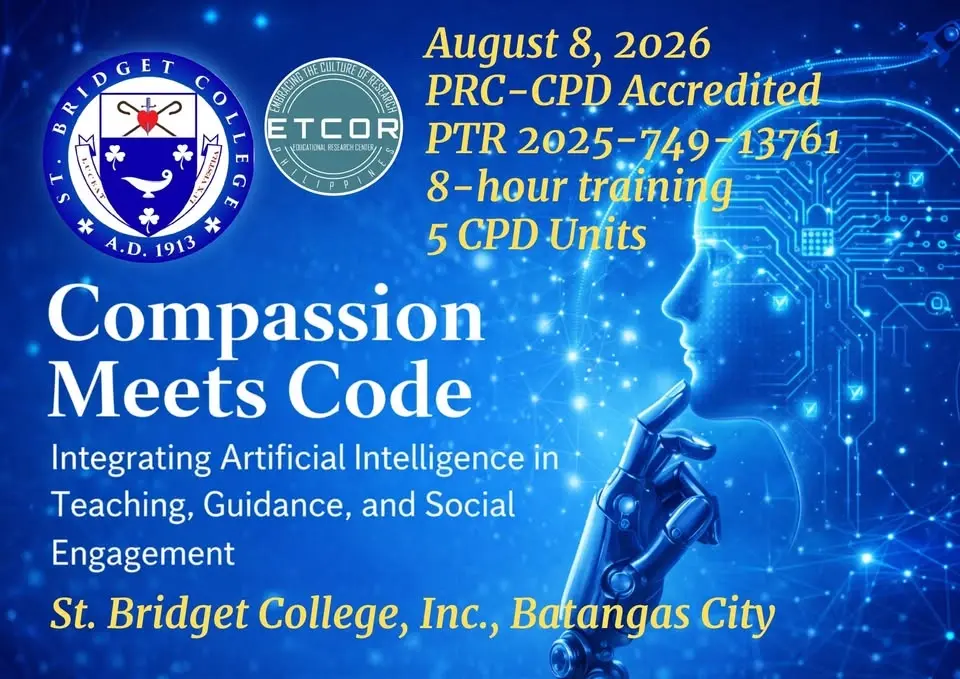 PRC Approves AI, Education, Guidance and Social Engagement Training of St. Bridget College, Batangas