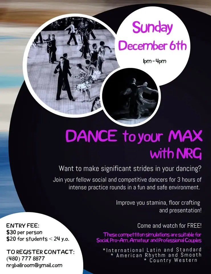 Dance to your MAX with NRG 