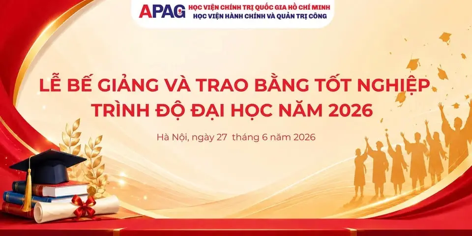 LỄ BẾ GIẢNG VÀ TRAO BẰNG TỐT NGHIỆP TRÌNH ĐỘ ĐẠI HỌC NĂM 2026