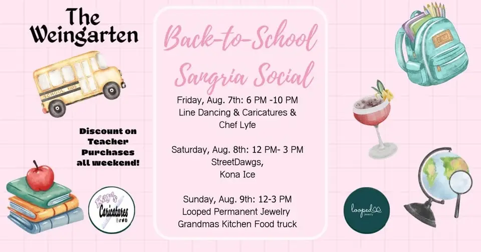 Back to School Sangria Social