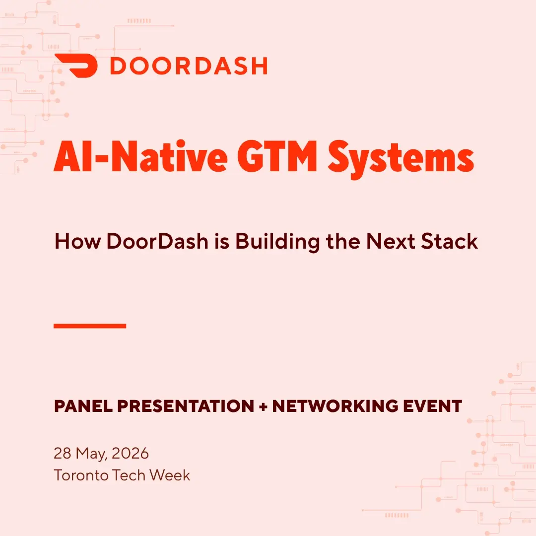 AI-Native GTM Systems: How DoorDash is Building the Next Stack