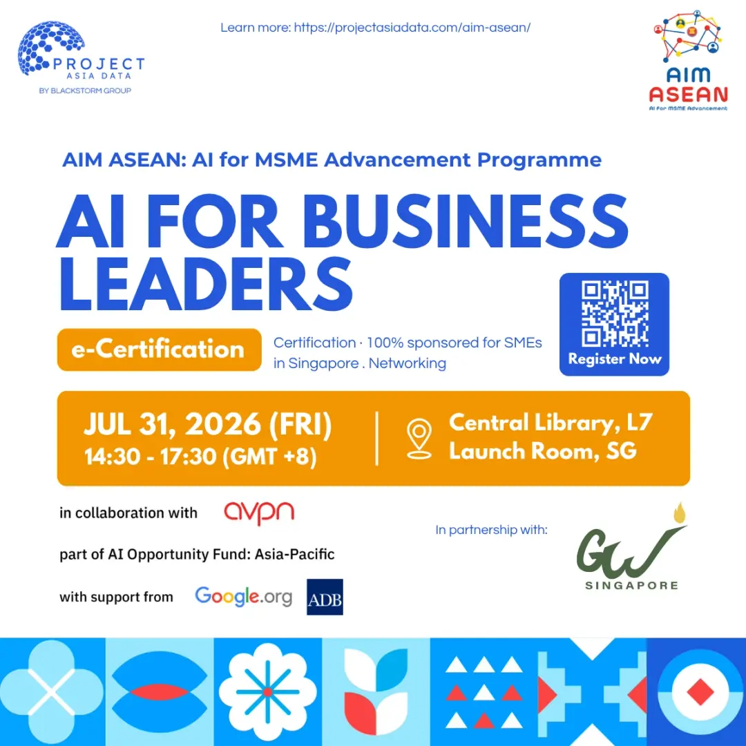 AI Training for Business Leaders X GWAS – AIM ASEAN Certification
