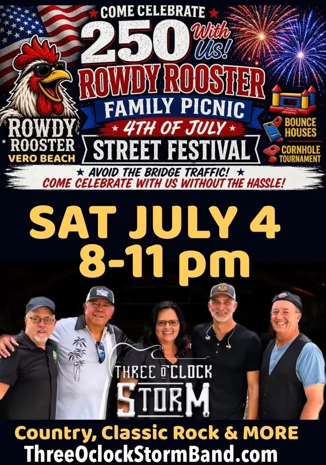 TOS @ Rowdy Rooster for an epic 4th of July celebration🔥