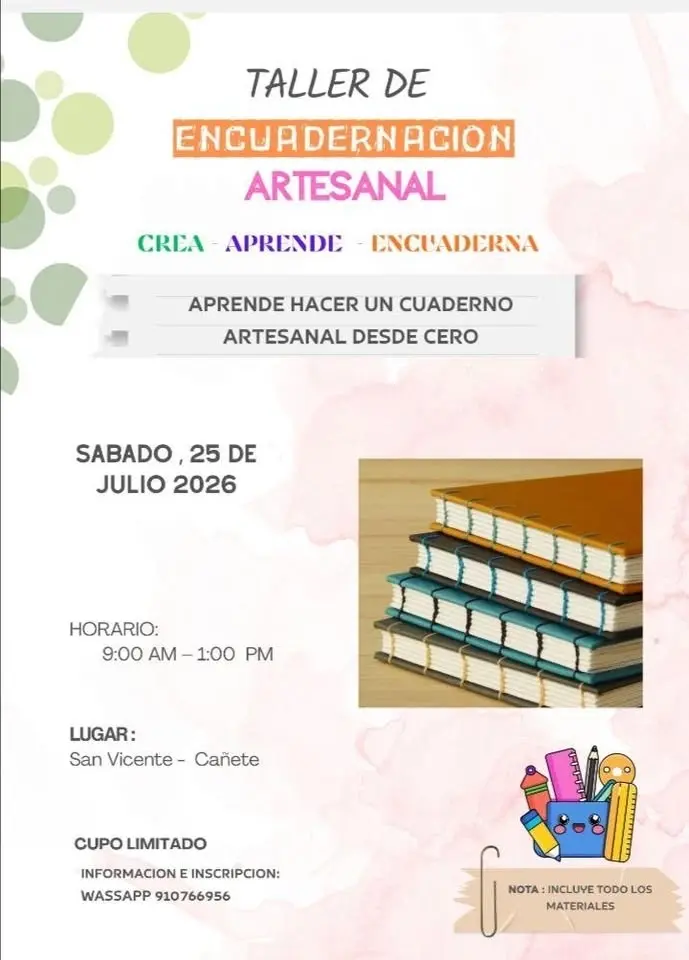 Encuadernación Artesanal 