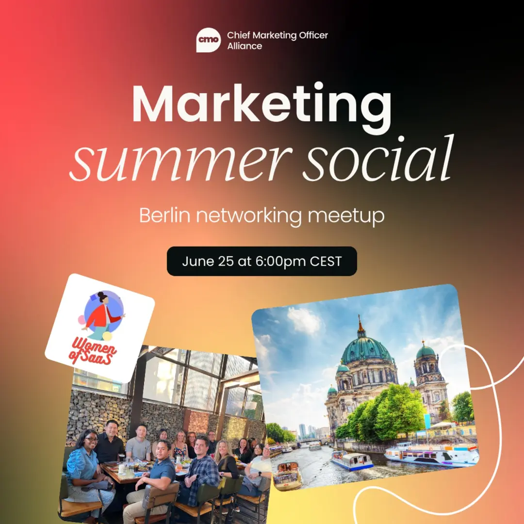 CMO Alliance & Women of SaaS pop-up: Summer social