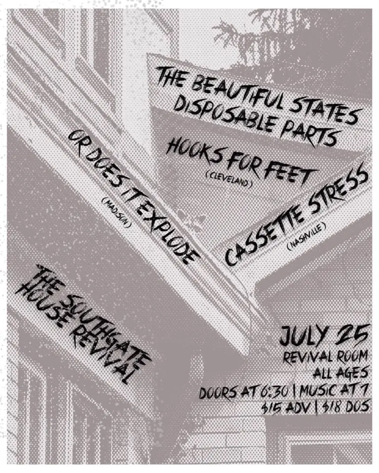 The Beautiful States, Disposable Parts, Hooks For Feet, Cassette Stress,...
