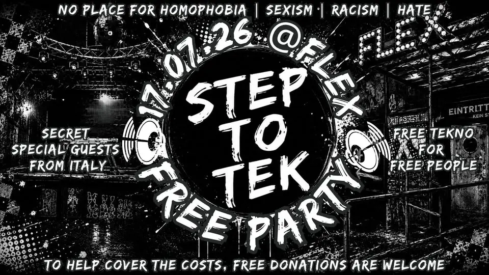 STEP TO TEK - FREE PARTY @FLEX