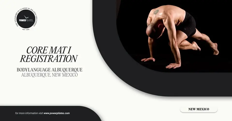 PILATES CERTIFICATION COURSE: Core Mat I in Albuquerque, New Mexico