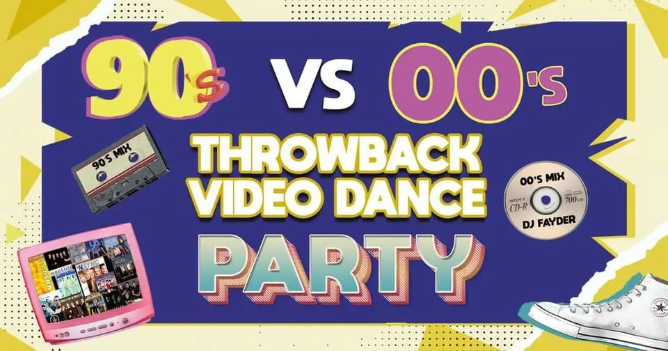 90's vs. 00's Black Light Video Dance