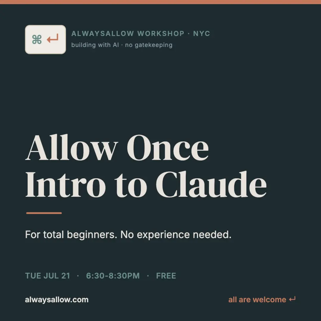 Allow Once: Intro to Claude