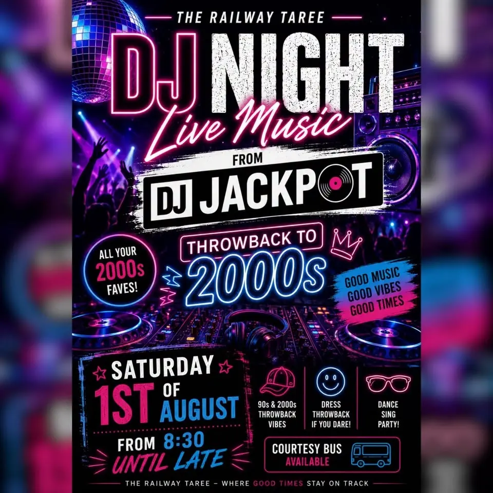 DJ Night at the railway