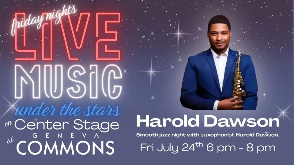 Live Music Fridays at Geneva Commons - Featuring Harold Dawson