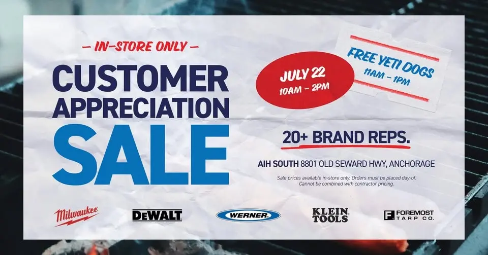 Customer Appreciation Sale