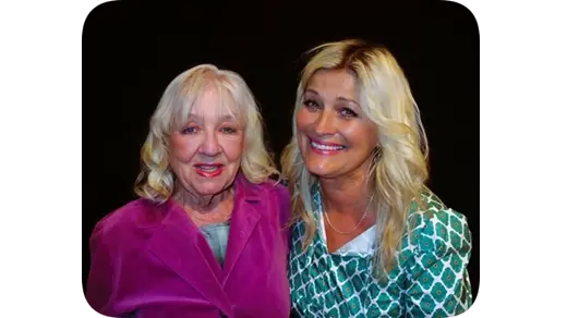 Monica Dominique och Tina Ahlin