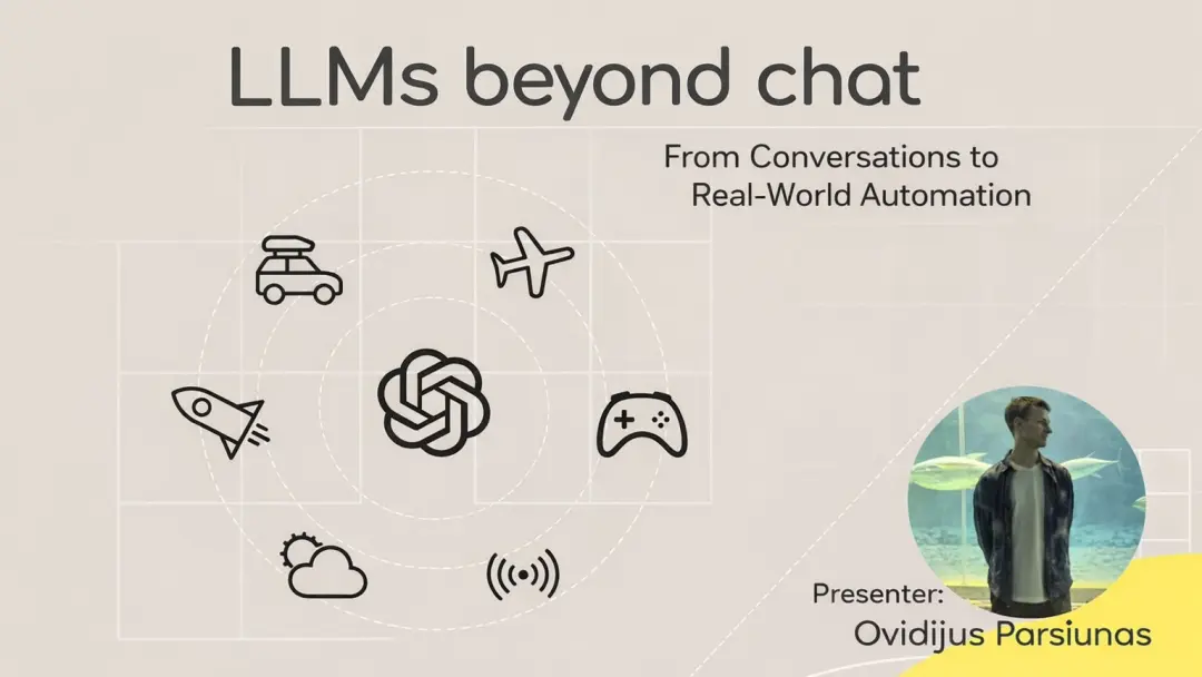 LLMs beyond chat 🧑💻 & networking 🤝
