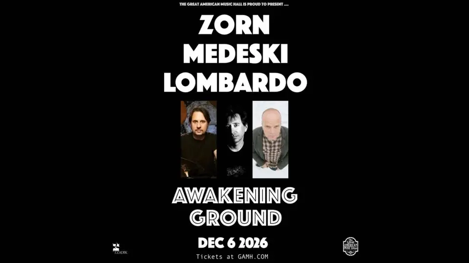 ZORN / MEDESKI / LOMBARDO "Awakening Ground" *Matinee*