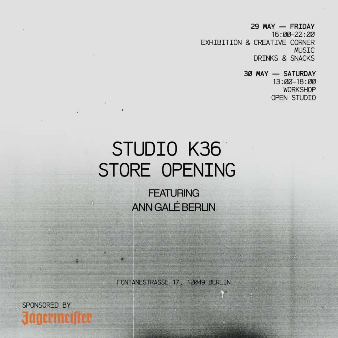 Studio K36 Store Opening Featuring Ann Galé Berlin
