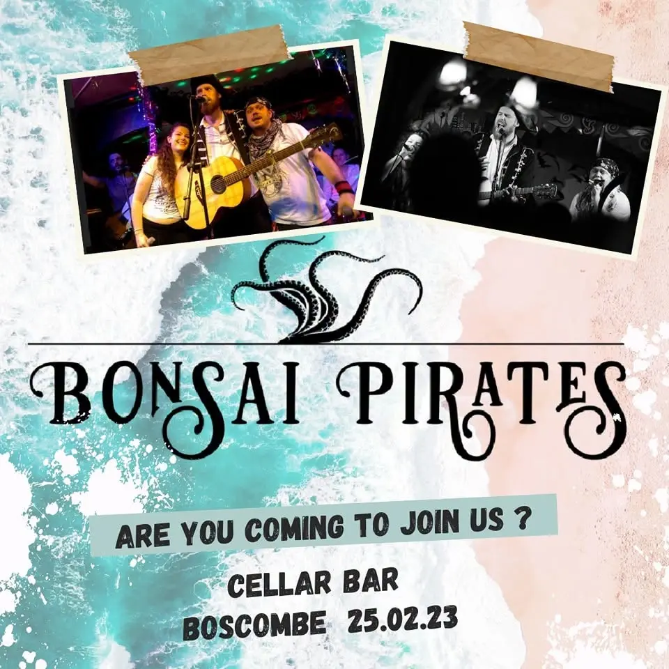BONSAI PIRATES Live in The Cellar Bar