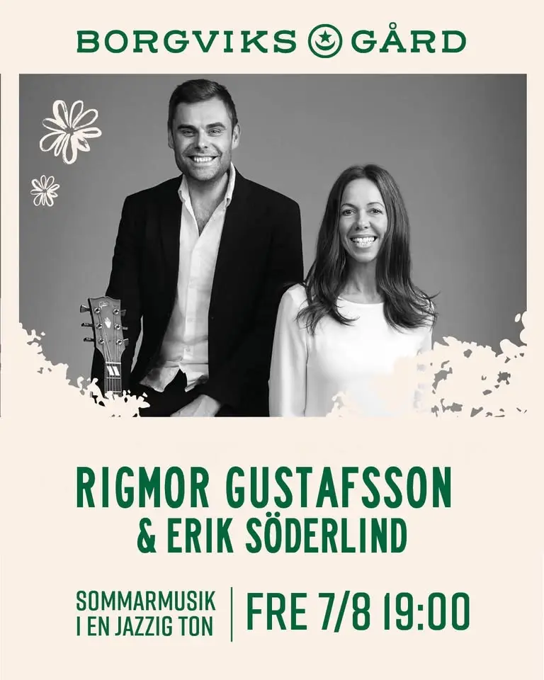 Rigmor Gustafsson och Erik Söderlind - Summertime jazz | 7 aug
