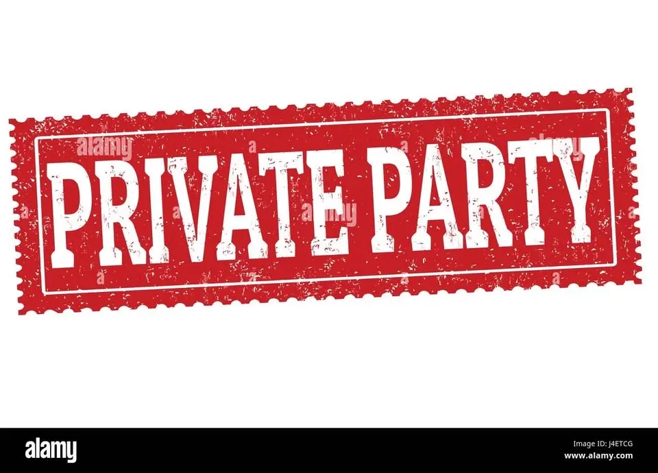 Private Party - Book Yours Today!