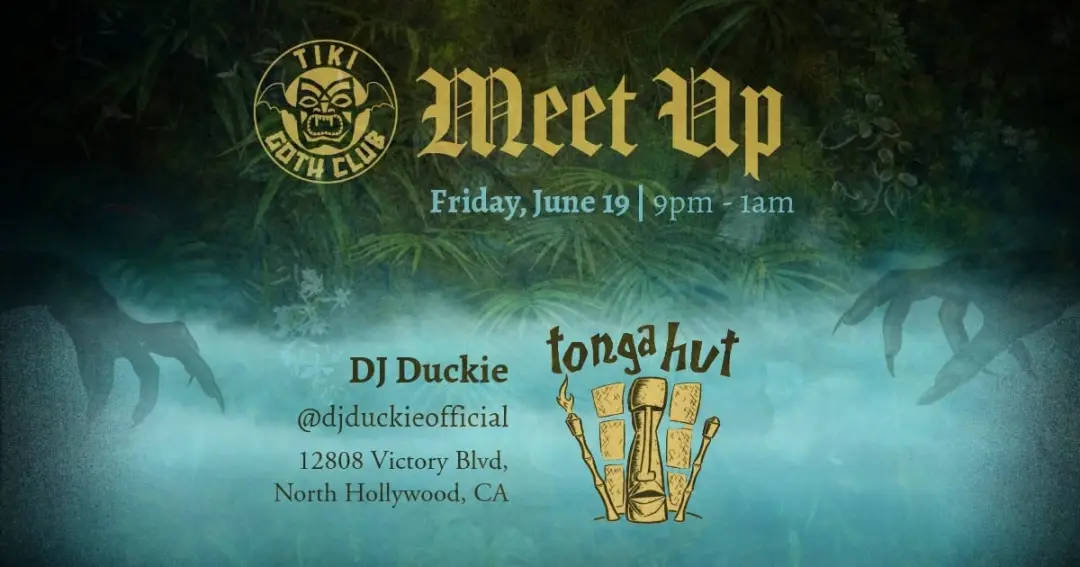 Tiki Goth Club Meet Up at Tonga Hut