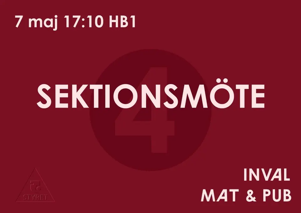 Sektionsmöte 4