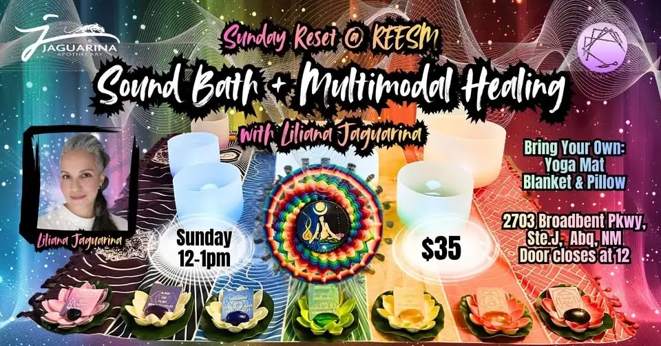 Sacred Sound Bath + Multimodal Healing with Liliana Jaguarina