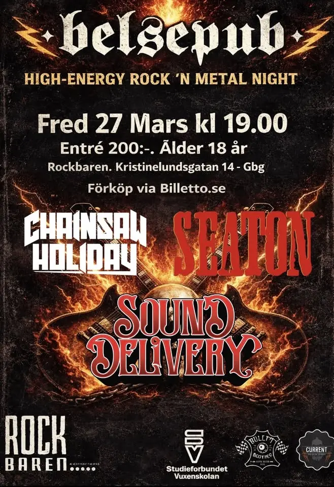 Belsepub: High Energy Rock n’ Metal Night