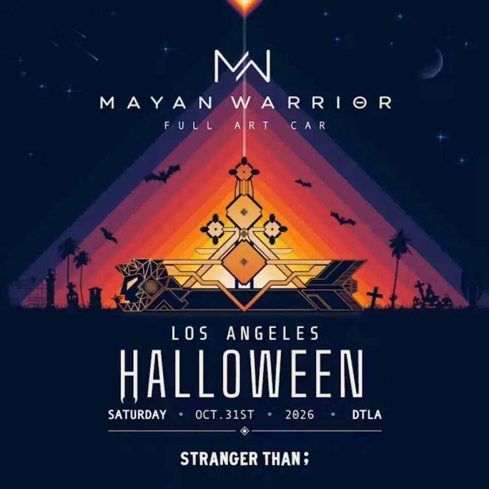 Mayan Warrior Halloween (Full Art Car)