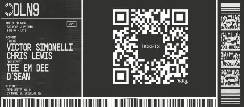 DEAD LETTER NO.9 Presents NY DEEP Feat. DJ's Victor Simonelli & Chris Lewis