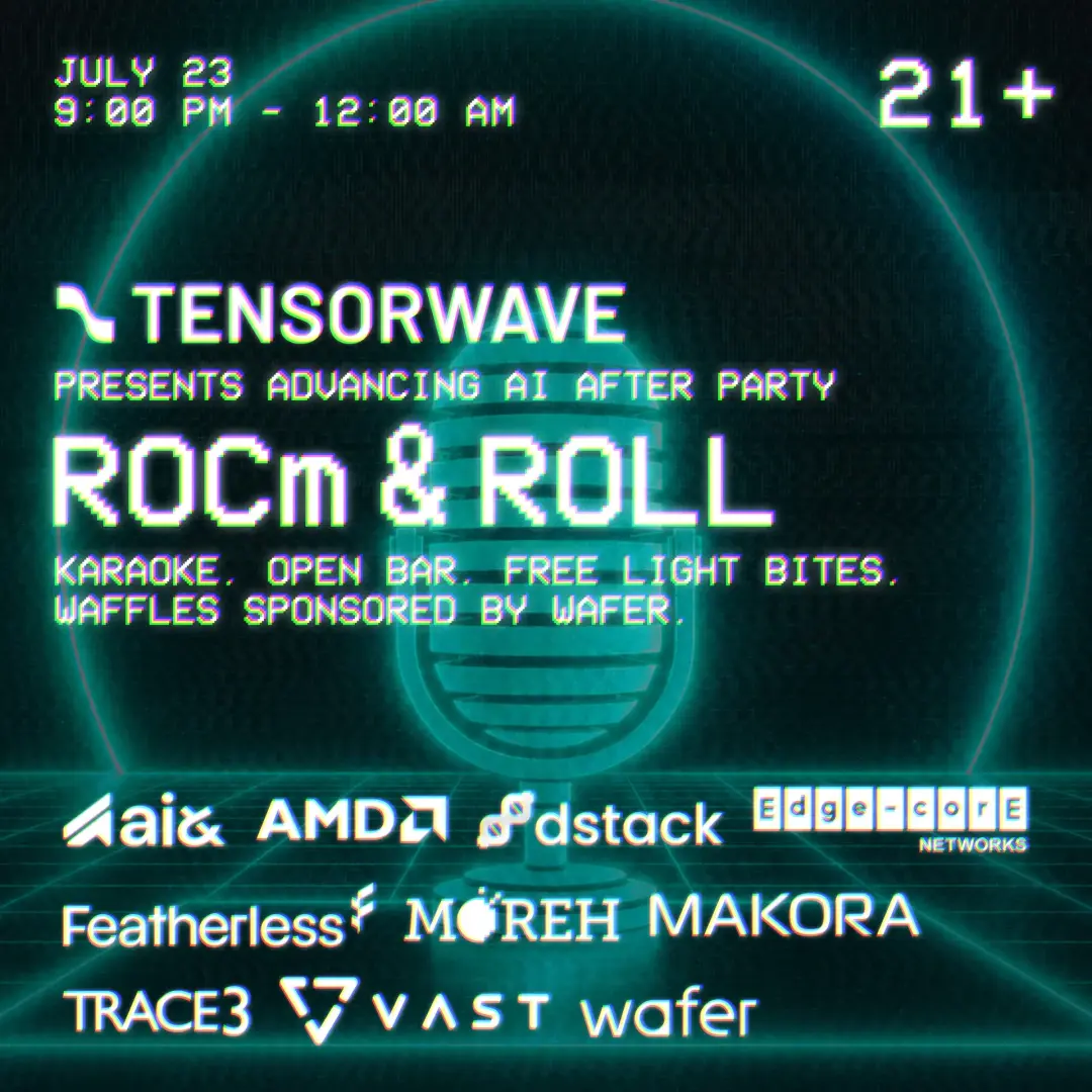 ROCm & Roll with TensorWave and Friends