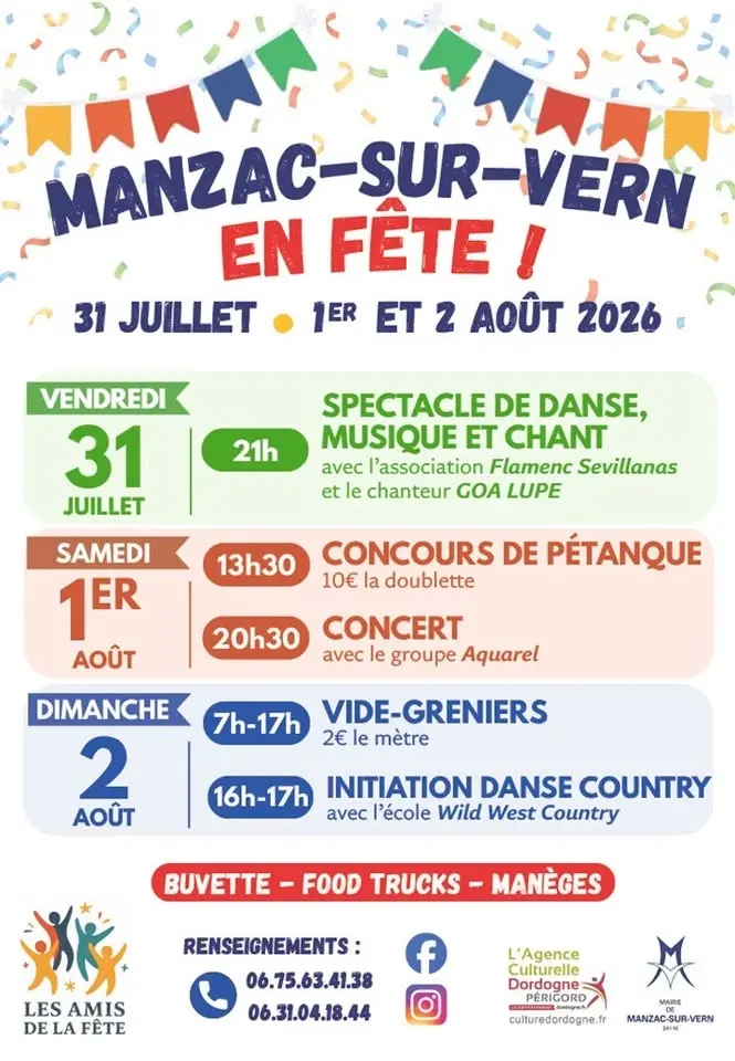 Manzac-sur-Vern en fête 🎊