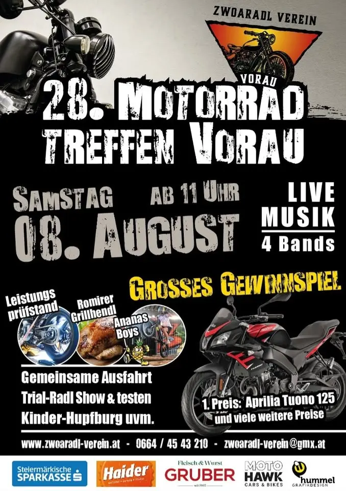 28. Motorradtreffen Vorau