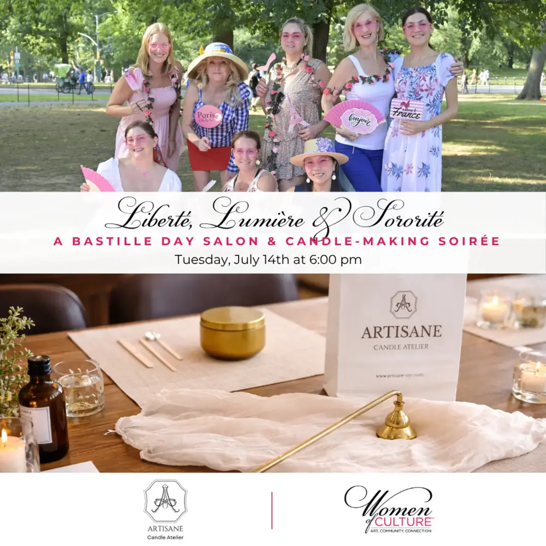 Liberté, Lumière & Sororité: A Bastille Day Salon & Candle-Making Soirée