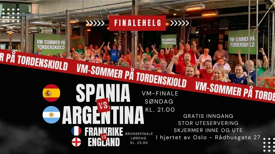🏆 VM-FINALEHELG PÅ TORDENSKIOLD: Spania - Argentina! ⚽️🔥