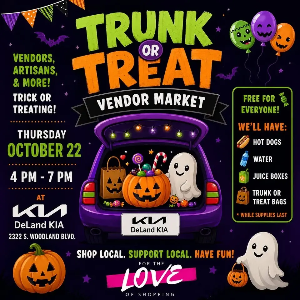 Trunk or Treat Vendor Market at Deland Kia