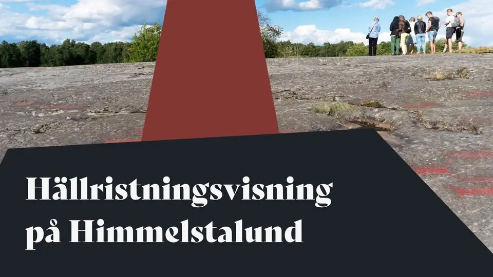 Hällristningsvisning på Himmelstalund