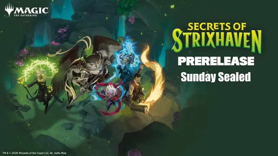 Pre-Release Söndag Sealed: Secrets of Strixhaven 19/4