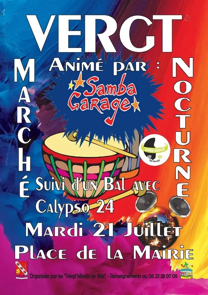 Marché nocturne - 21.07.2026 - Vergt