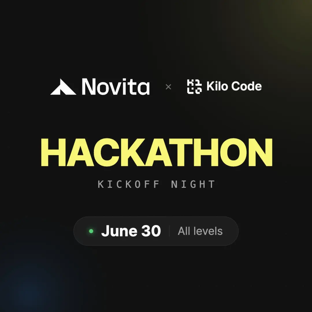 Novita x Kilo Code Hackathon Kickoff Night