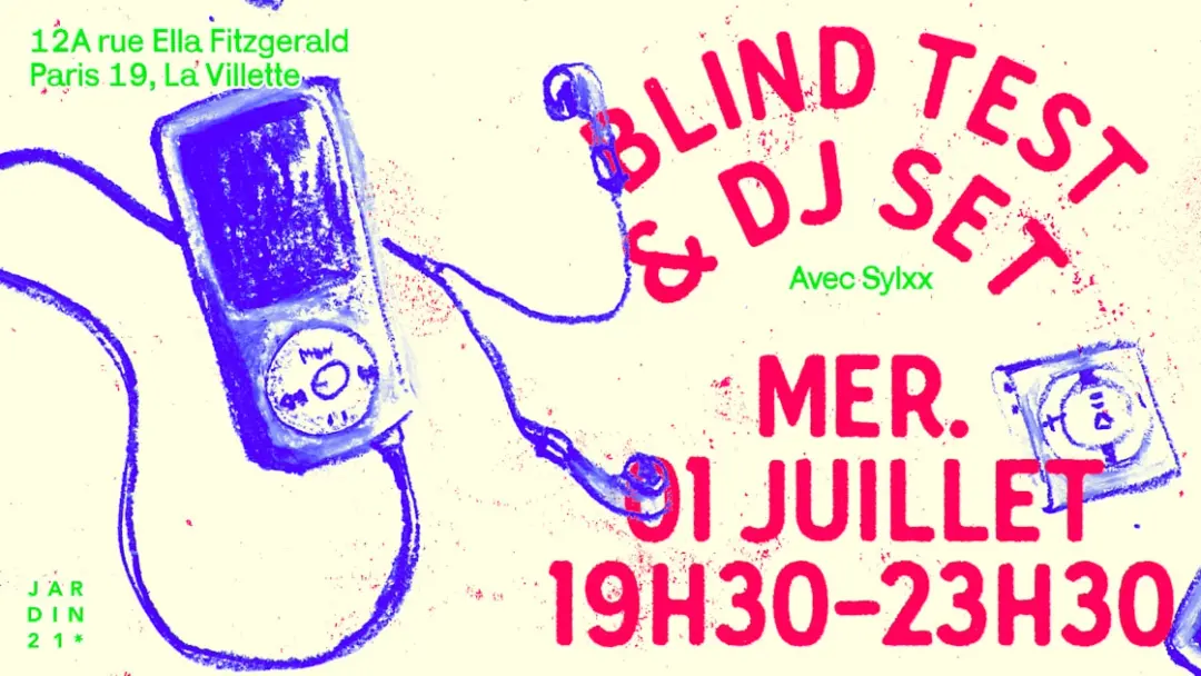 Blindtest & Dj Set - Jardin21