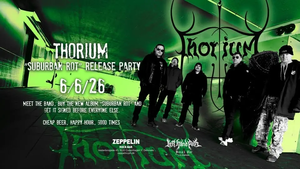 Thorium - Suburban Rot album & Beer release party @Left Hand Path