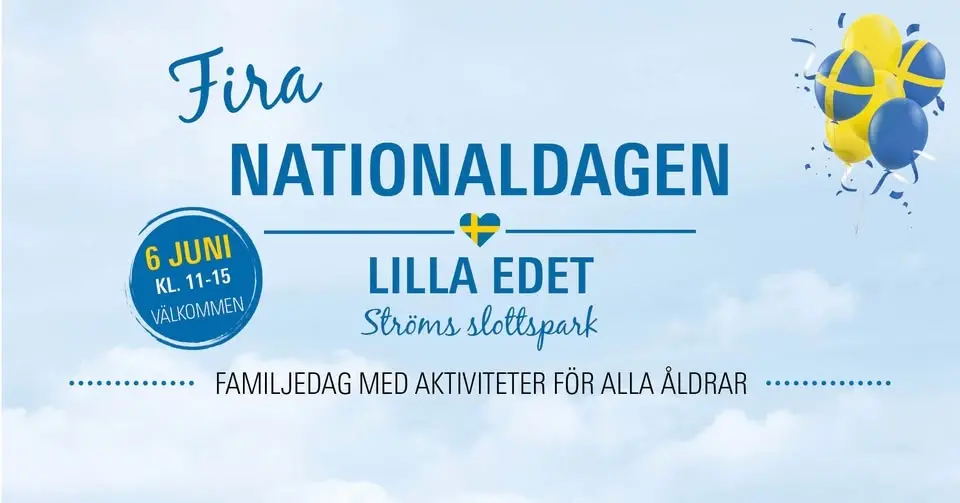 Fira nationaldagen i Lilla Edet