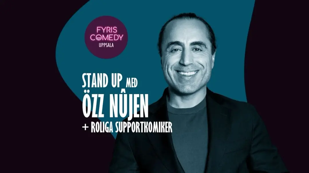 Fyris Comedy – Stand up med Özz Nûjen + support på Kaliber Room