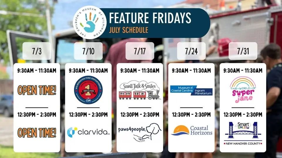 July's Feature Fridays
