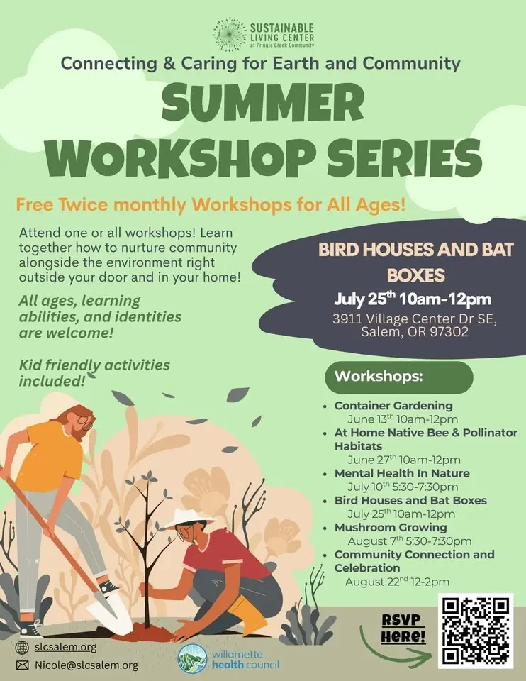 Bird Houses and Bat Boxes Workshop