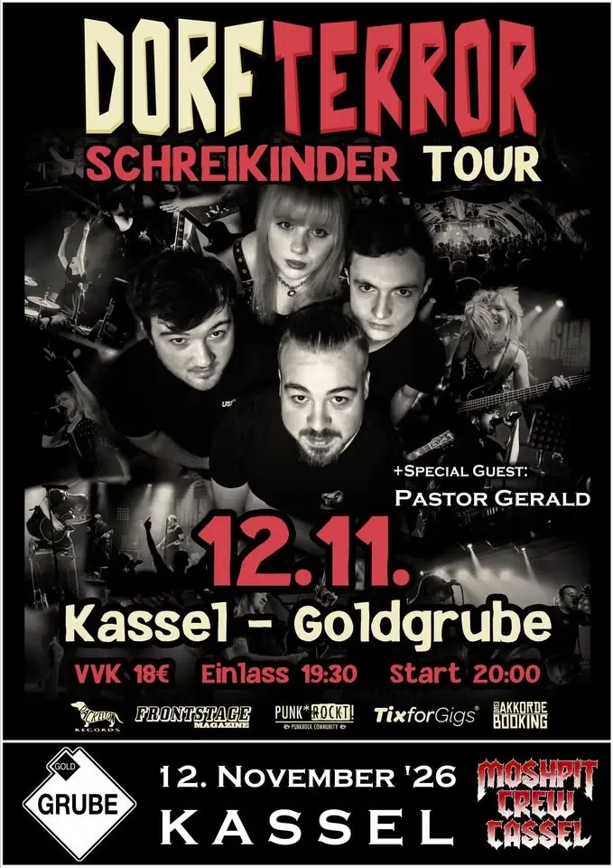 DORFTERROR + PASTOR GERALD @ Goldgrube Kassel 